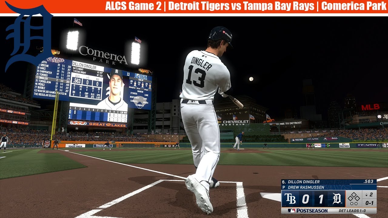 MLB The Show 25 | Detroit Tigers vs Tampa Bay Rays | ALCS Game 2