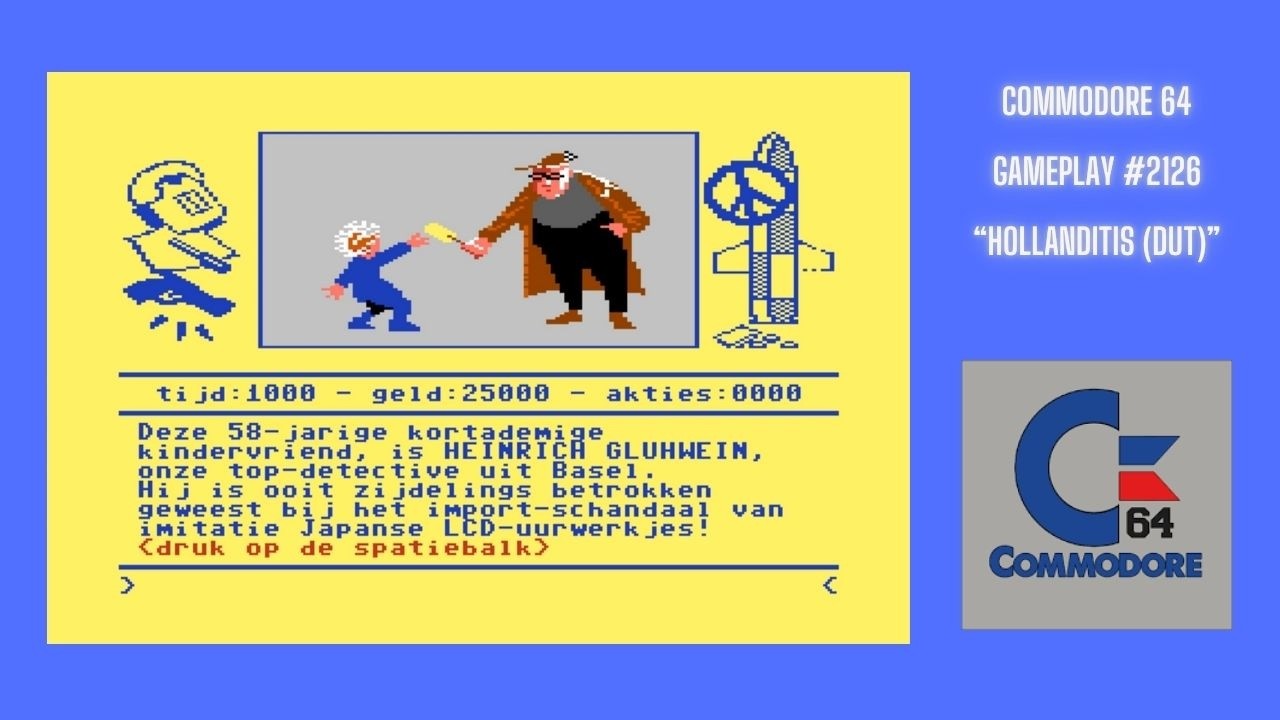 Hollanditis (DUT) (Commodore 64 / Gameplay #2126)