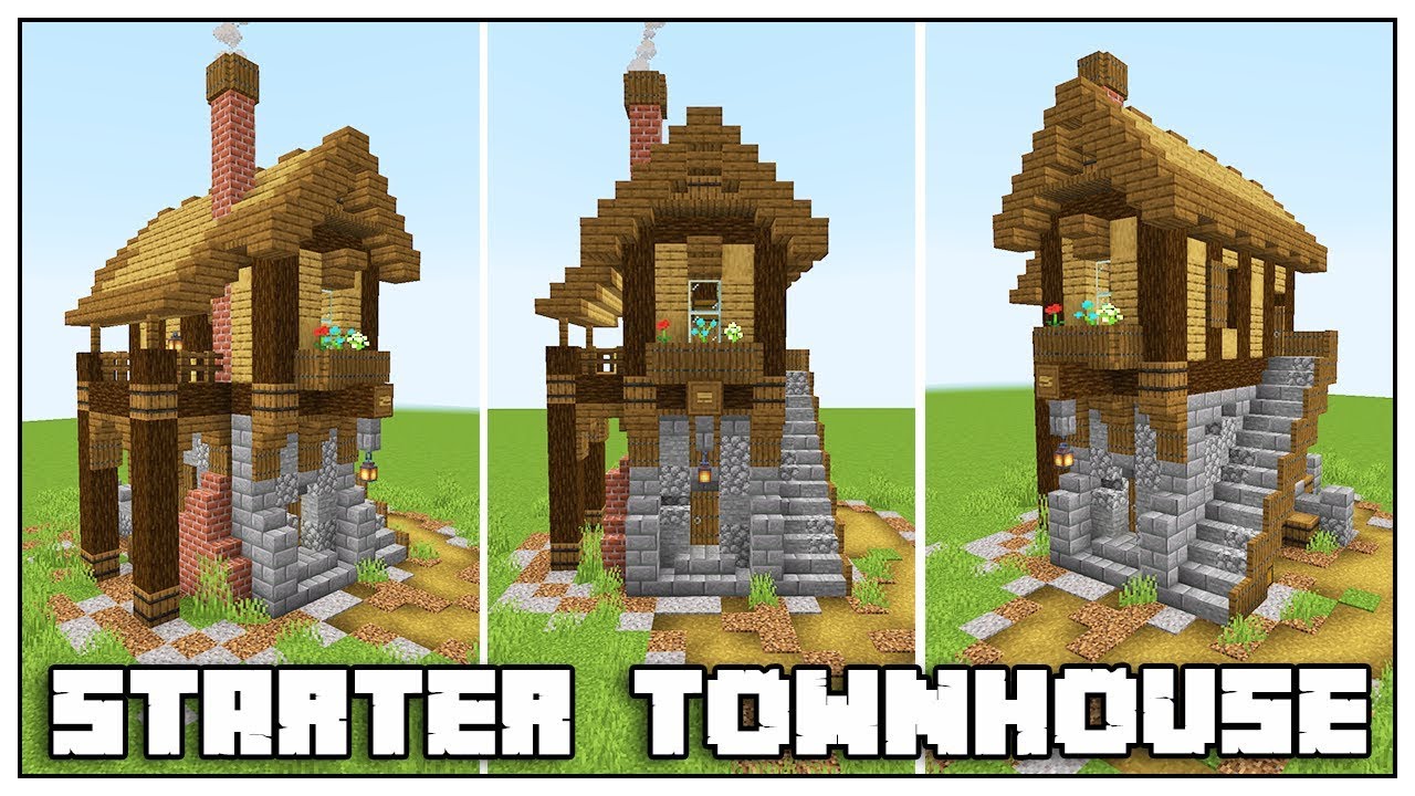 Minecraft 1.14 Starter Townhouse Tutorial