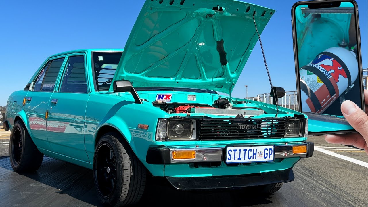 1UZ Powered Corolla | V8 Swapped KE70 Toyota + NITROUS!