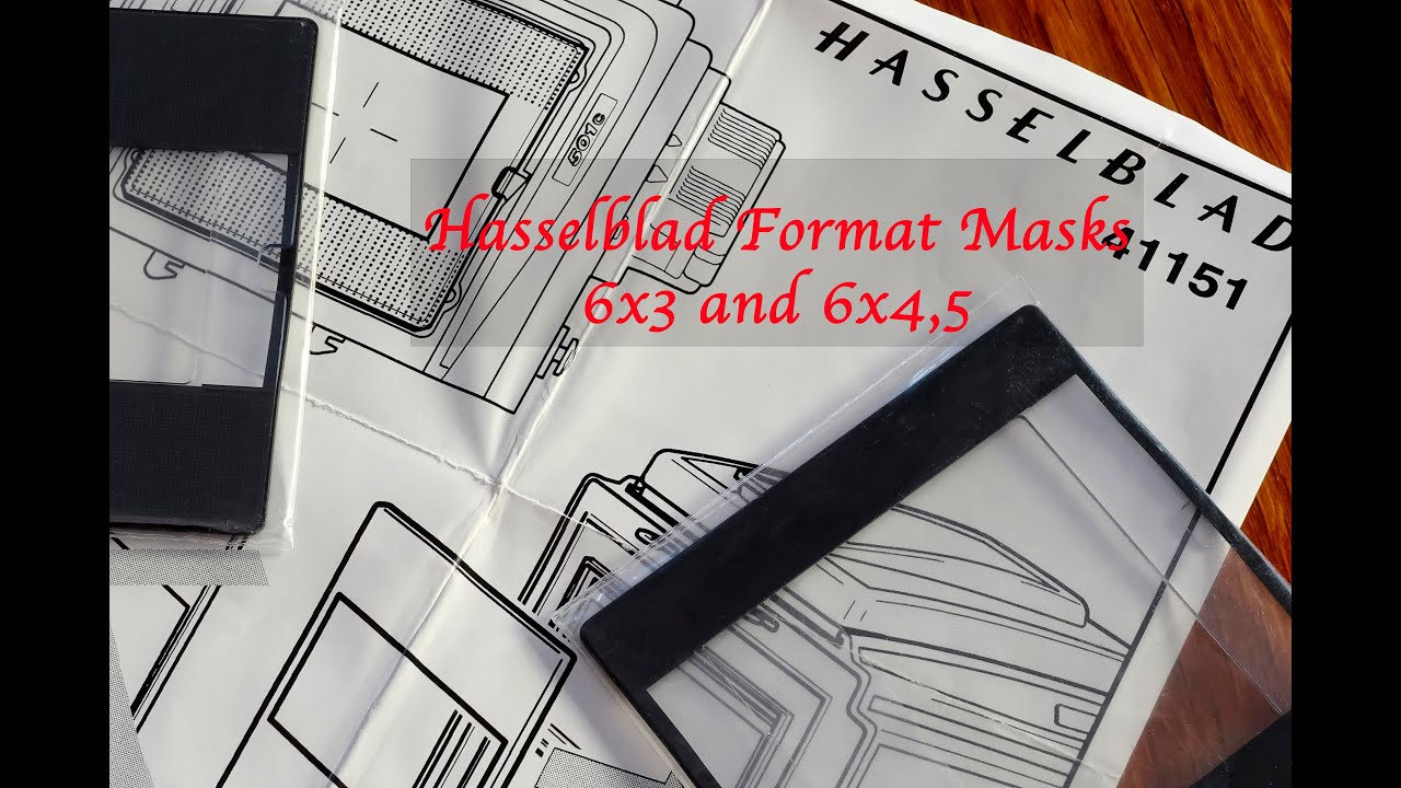 Hasselblad: Format Masks 6x4.5 and 6x3 for the analog V-system