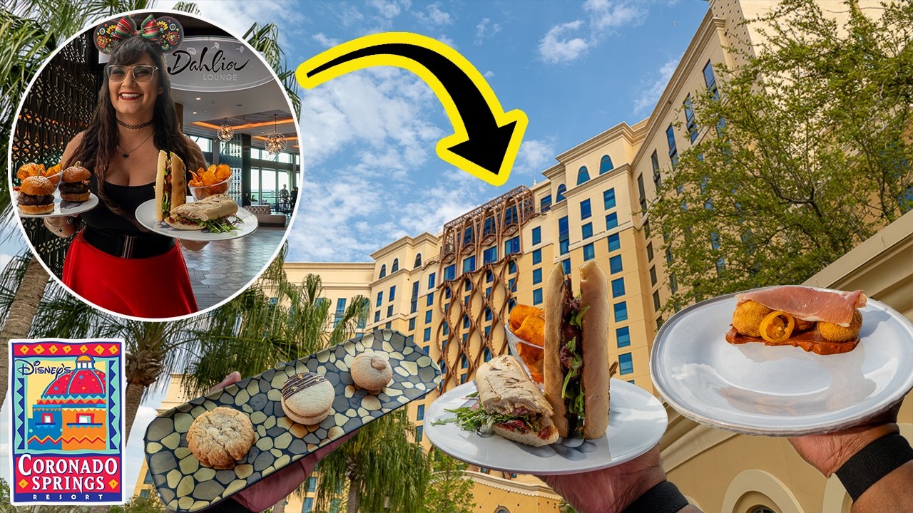 Disney's Coronado Springs BEST EATS 🪇 Disney World Dahlia Lounge food review