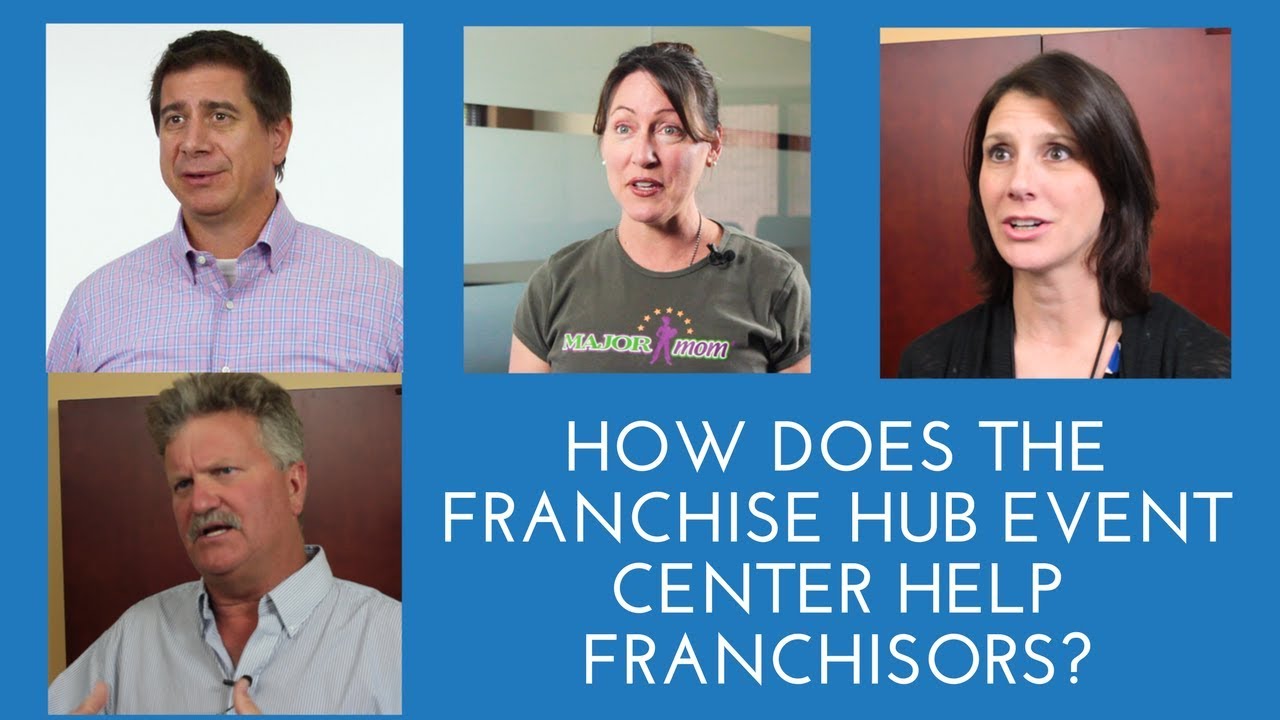 How does the Franchise Hub Event Center help Franchisors?