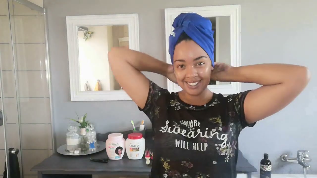 First Time Using Skala Hair Products | Curly Hair | South African YouTuber
