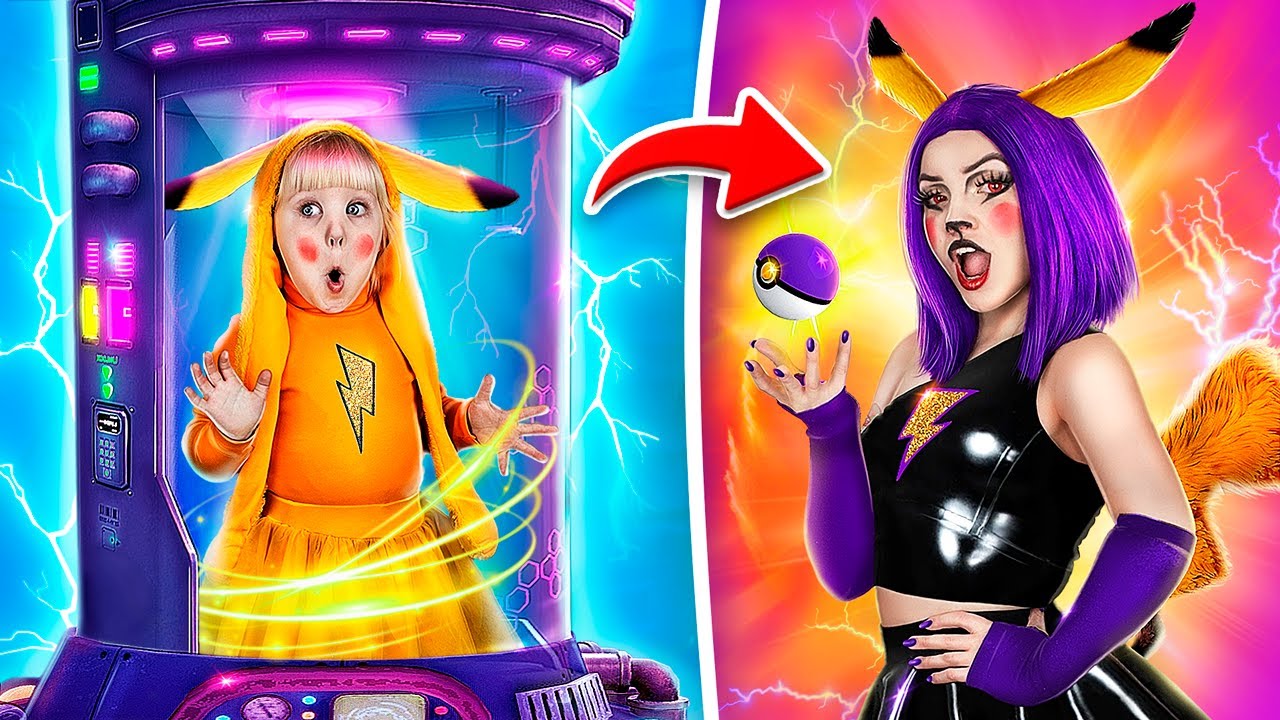 Pokemony w Realu! M&oacute;j Pokemon Zaginął! Przemiana Słodziaka Pikachu w Siejącego Strach Potwora!