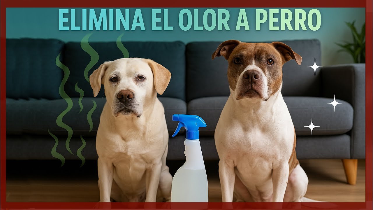 🧼🏠 Elimina el olor a perro en casa con este truco casero