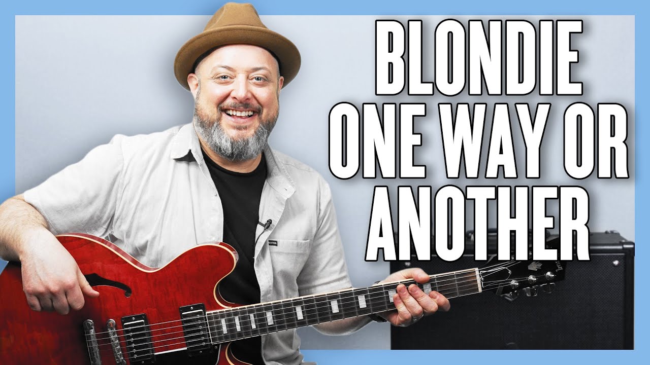 Урок игры на гитаре Blondie One Way Or Another + обучение