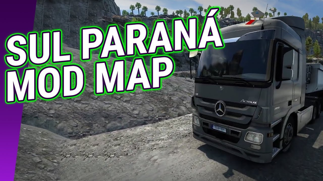 ETS2 1.40 - MOD Map Sul Paraná [1440p 60FPS] No Commentary Gameplay