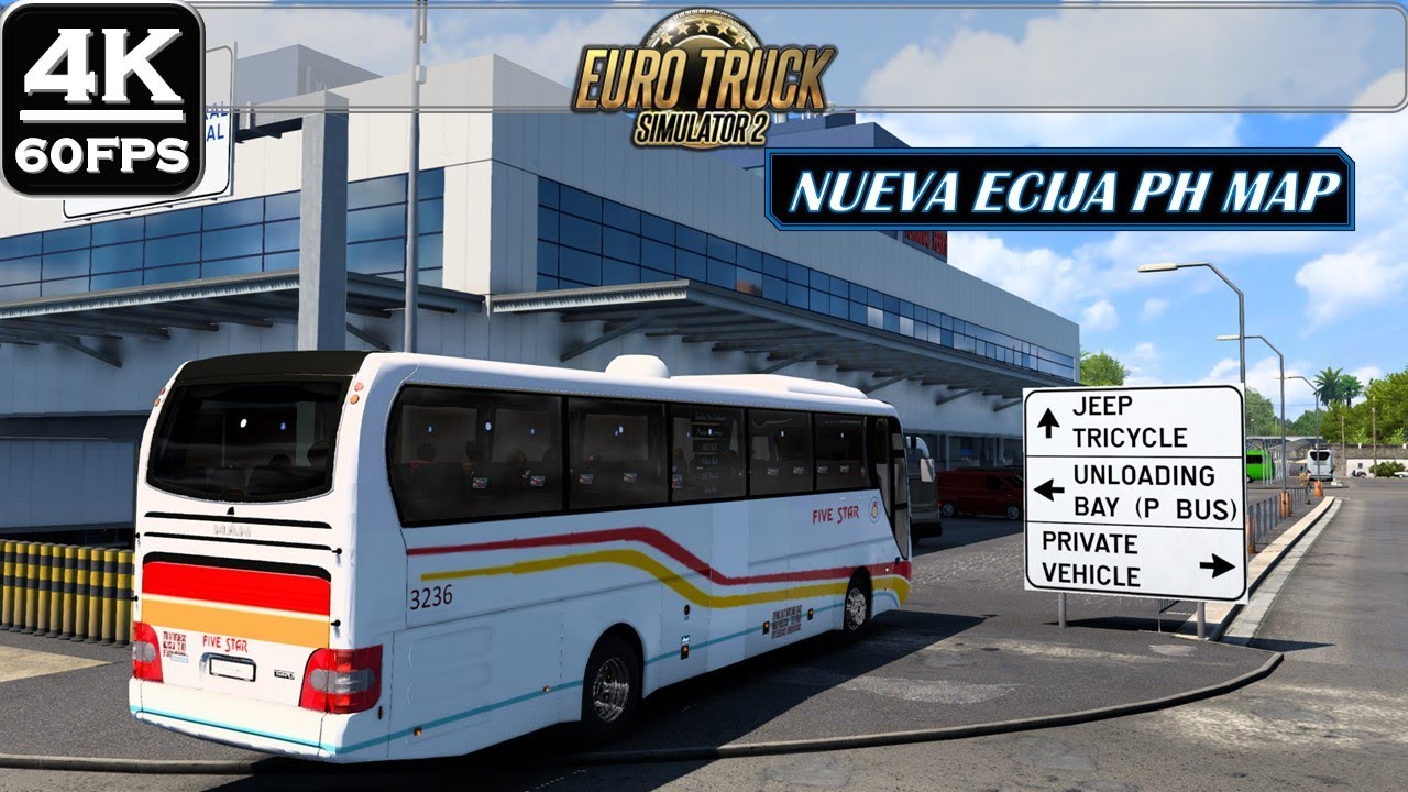 ETS2 FIVESTAR BUS | BYAHENG PROBINSYA | NUEVA ECIJA PH MAP MOD | EUROTRUCK LATEST VERSION 1.46