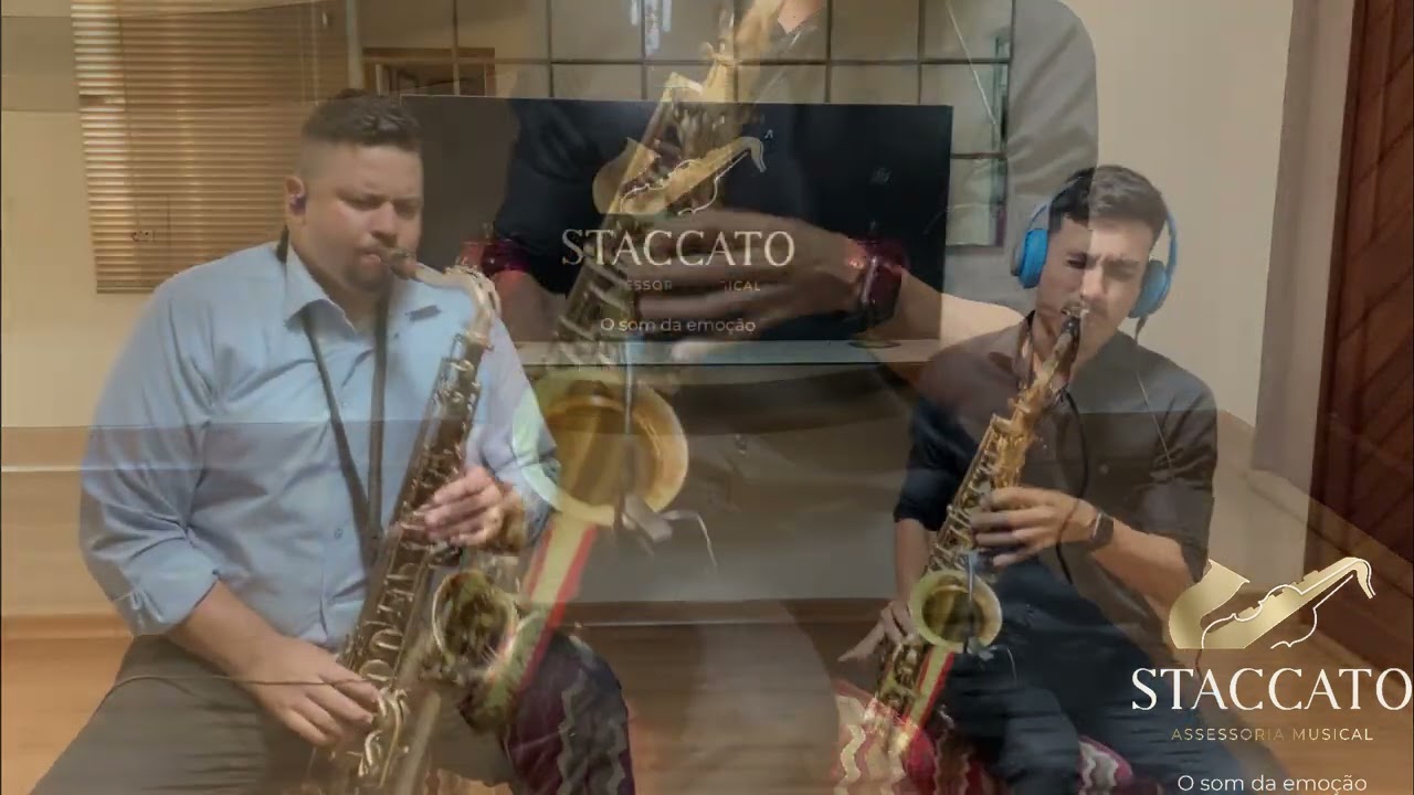 ESSA música EMOCIONA qualquer NOIVA - From This Moment On - Duo Sax