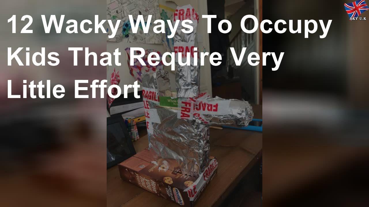 Ways to occupy kids that require very little effort