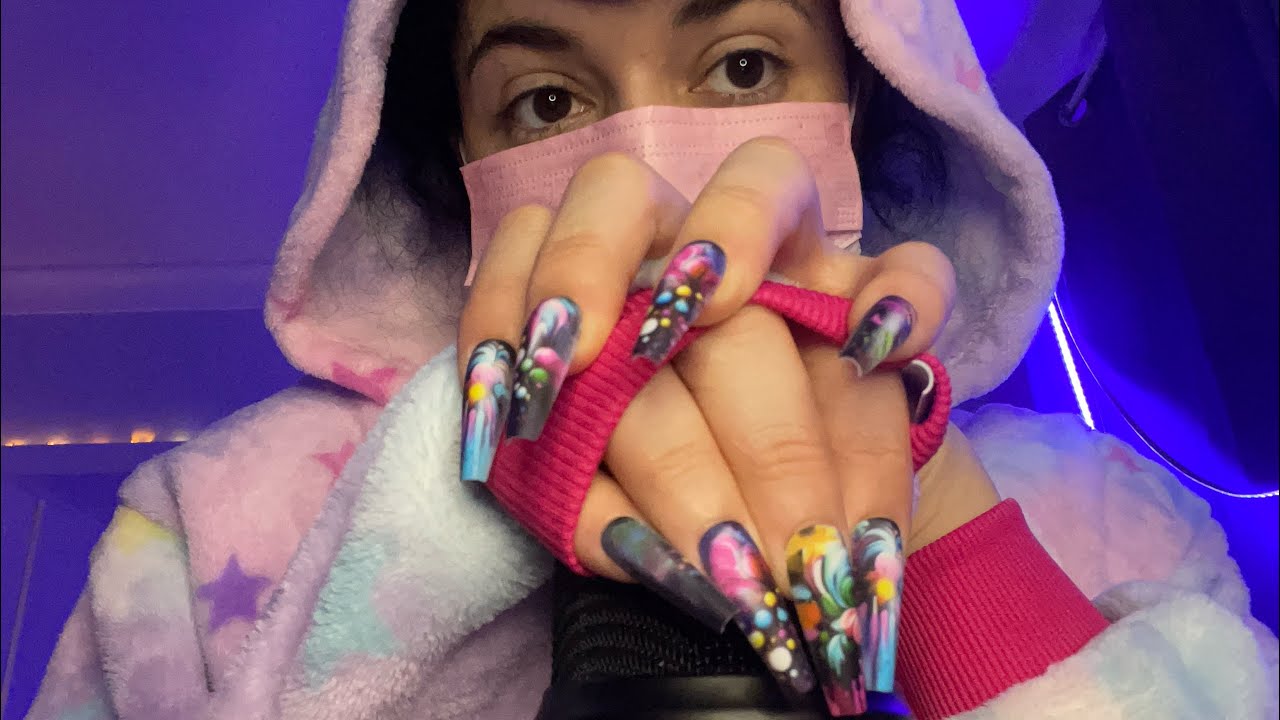 ASMR fabric scratching and mic cover swirling! (Unicorn onesie)