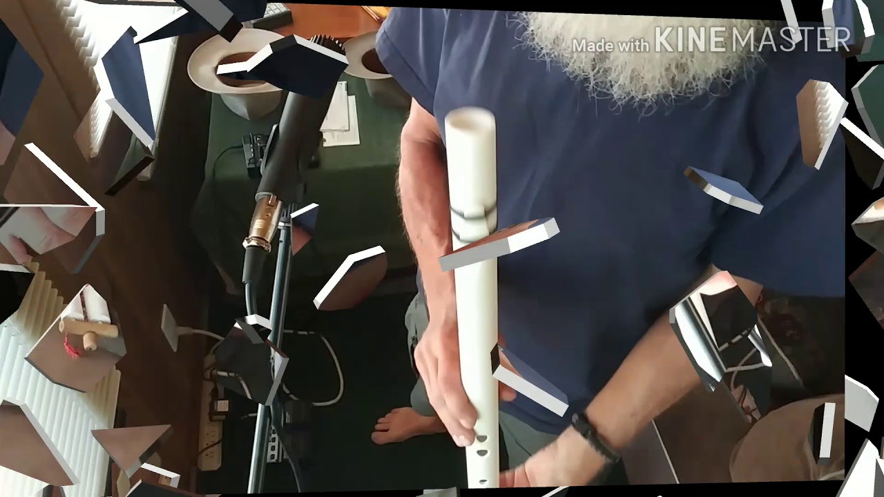 3 NATIVE AMERICAN style FLUTES...PVC
