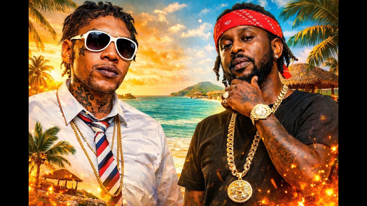 Vybz Kartel ft Popcaan - Hello (Official lyrics video)