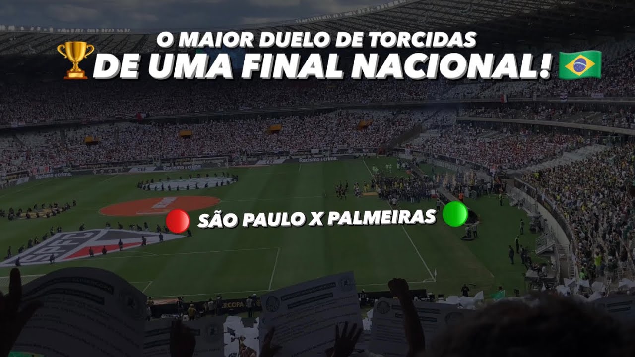 SUPERCOPA DO BRASIL | SÃO PAULO 0 (4) x 0 (2) PALMEIRAS | DUELO DE TORCIDAS NO MINEIRÃO