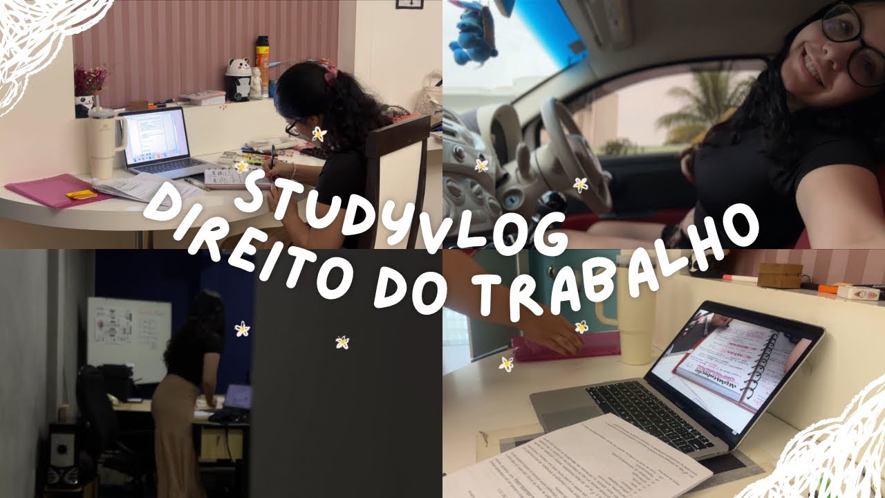 Studyvlog Direito do Trabalho | Rotina de estudos para prova de Direito | PUCCampinas