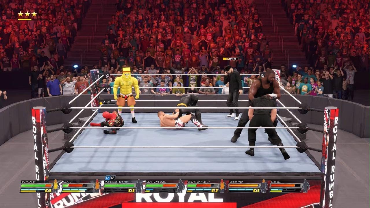 WWE 2K22 CRAZIEST CAW ROYAL RUMBLE