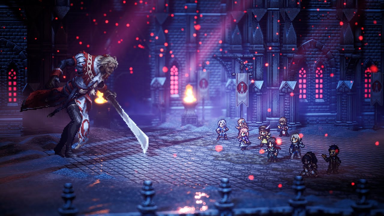 Octopath Traveler 0: Avenging Father, Cecil vs Tyrannical Hero