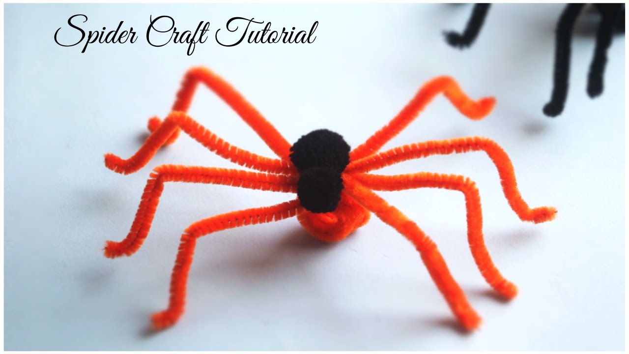 Spider Craft Tutorial | Halloween Crafts for Kids