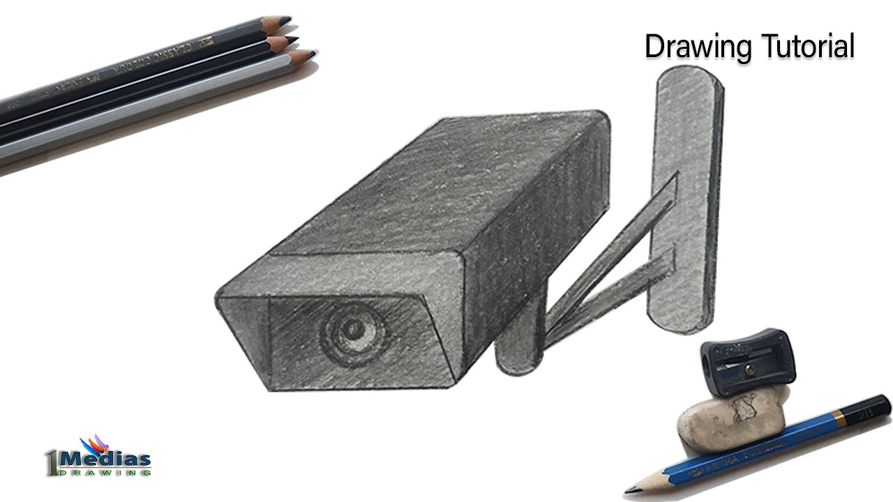 How to draw CC Camera Step by step.