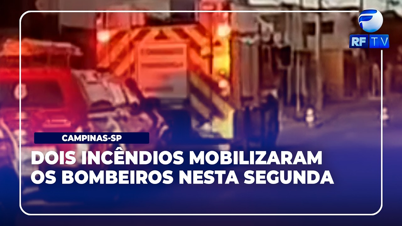 Alerta Total - Dois incêndios assustaram moradores de Campinas