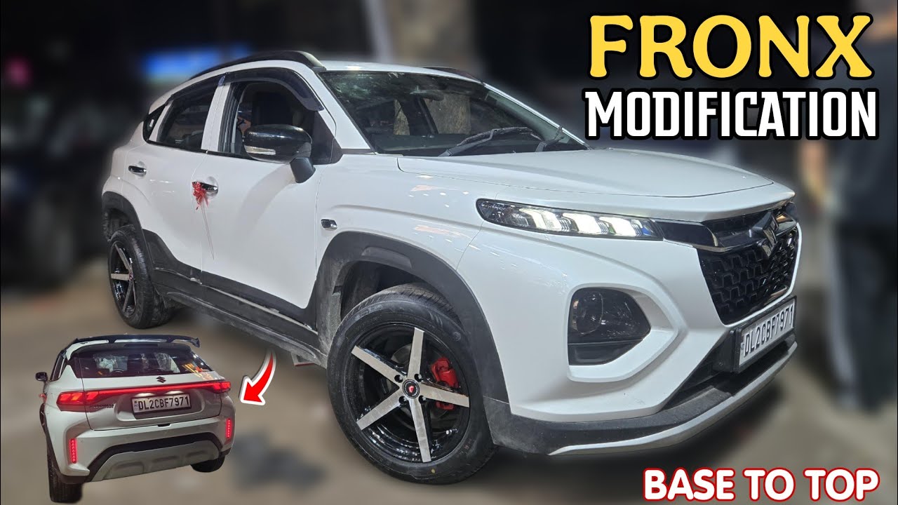 Fronx 2025 Modification ✅ Fronx Sigma Base To Top Modified With Price ✅ Fronx Accessories With Price