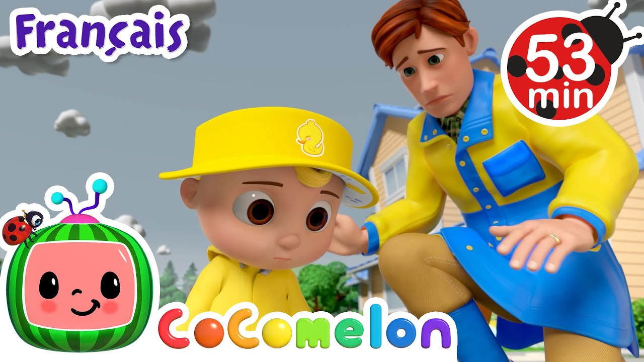 L'hymne des bottes de pluie + Encore Plus | Cocomelon | Dessins animés pour enfants et familles