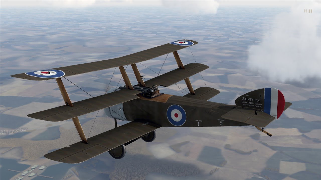 Осмотр Sopwith Triplane (Rise of Flight)