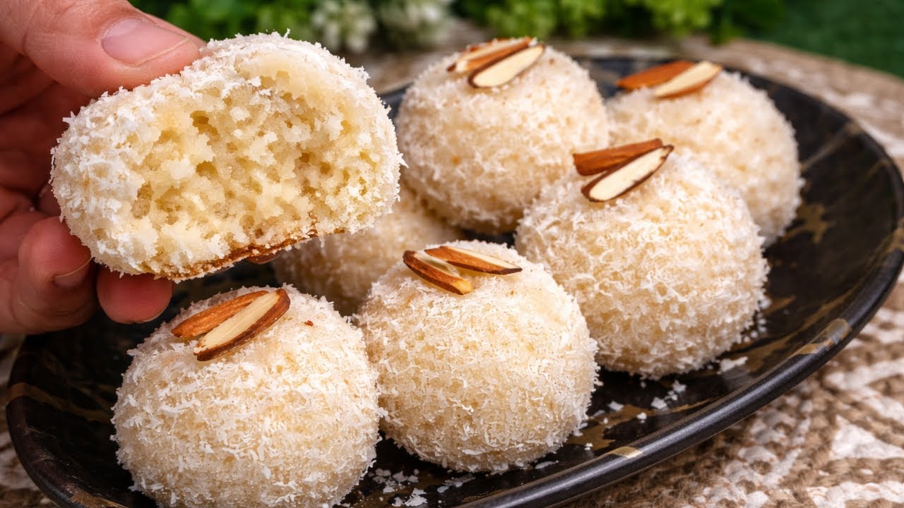 Desiccated Coconut Ladoo Recipe | Easy 10-Minute Sweet at Home