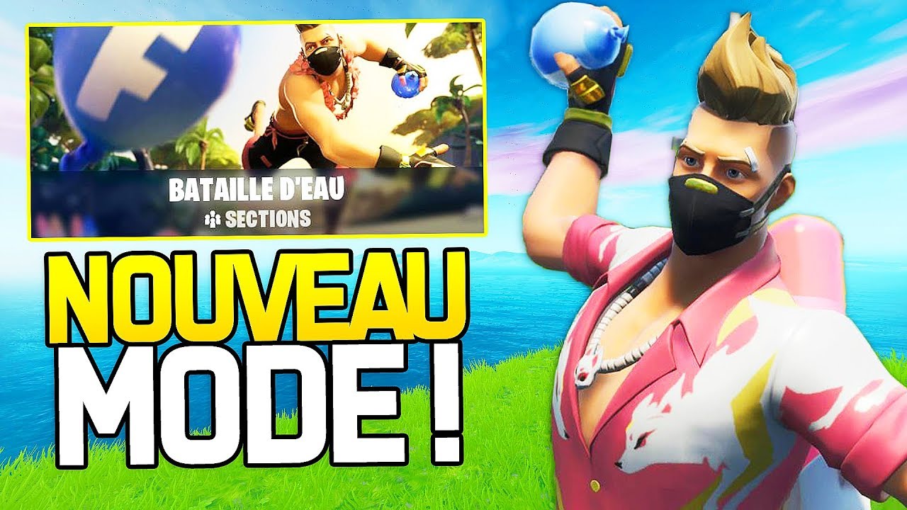 LE NOUVEAU MODE ''BATAILLE D'EAU'' EST LE MEILLEUR MODE DE JEU SUR FORTNITE !