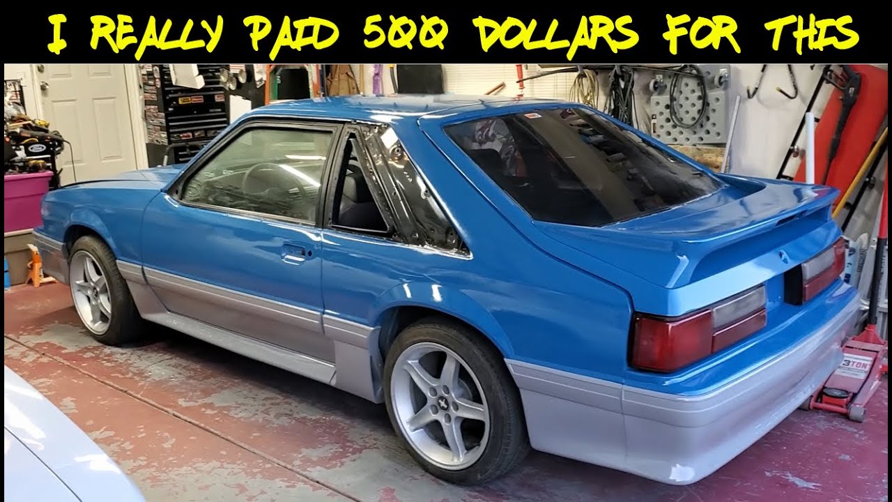 The 89G - My Fox Body Gets A Rustoleum Paint Job