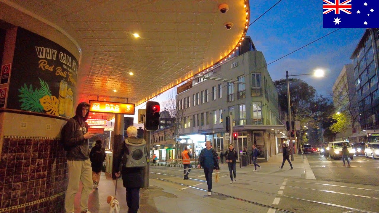 🇦🇺【4K】Sydney Sunset Walk - Waterloo - Central station - UTS Library (August, 2022)