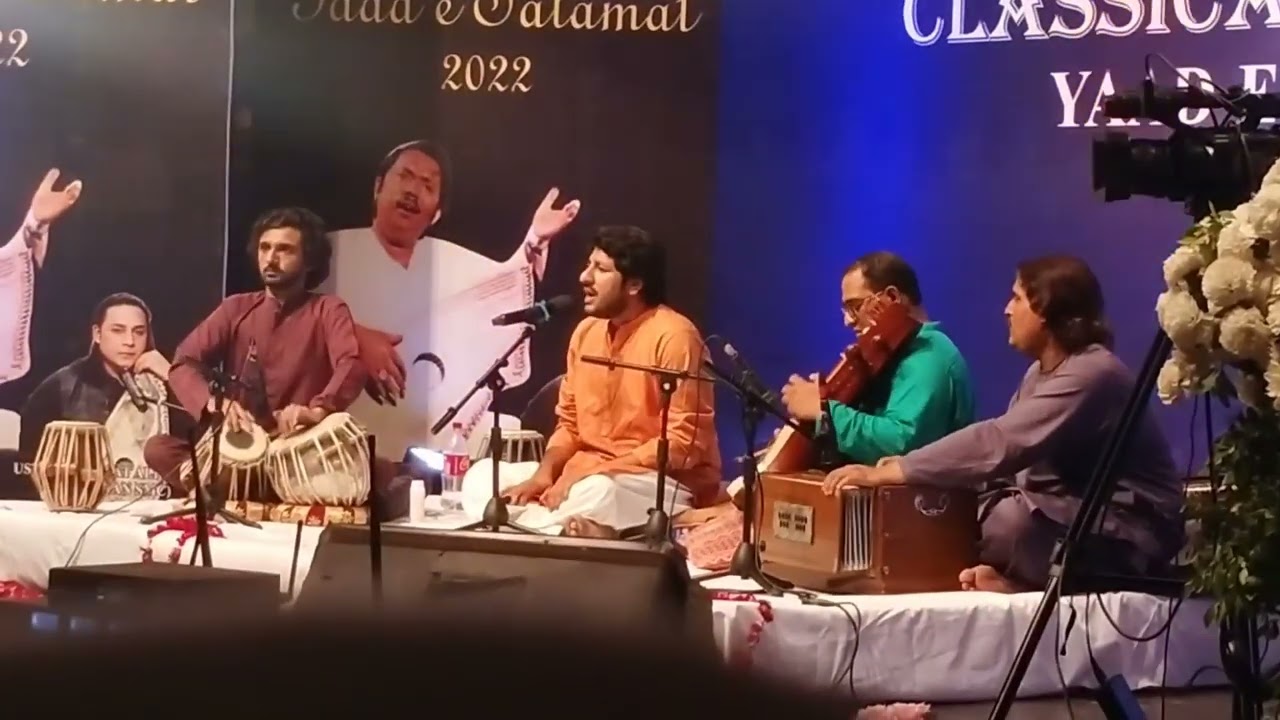 Muslim Shaggan and Asher Shehzad performing at Yaad e Salamat.Raag Puriya Kalyan Taal Akwai