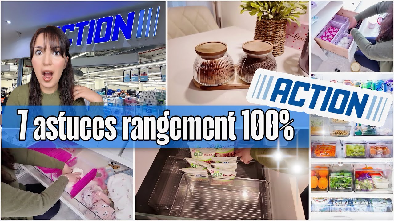 7 ASTUCES RANGEMENT & ORGANISATION 100 % ACTION // ASTUCES ACTION PETITS PRIX