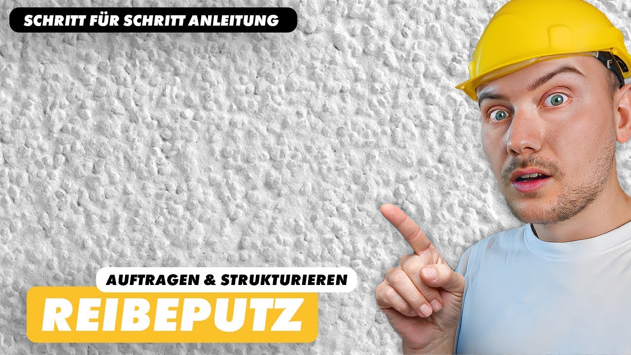 Reibeputz / Kratzputz richtig machen & strukturieren 👨🏼‍🎨 – So geht’s! DIY | kreativtobi