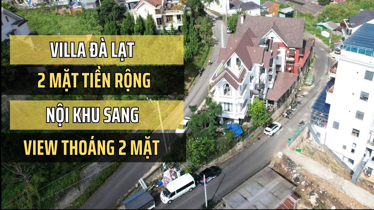 Villa Đà Lạt, Chủ cần bán nhanh nên hạ 3.5 tỷ, góc 2 mặt tiền view thoáng, nội khu sang trọng