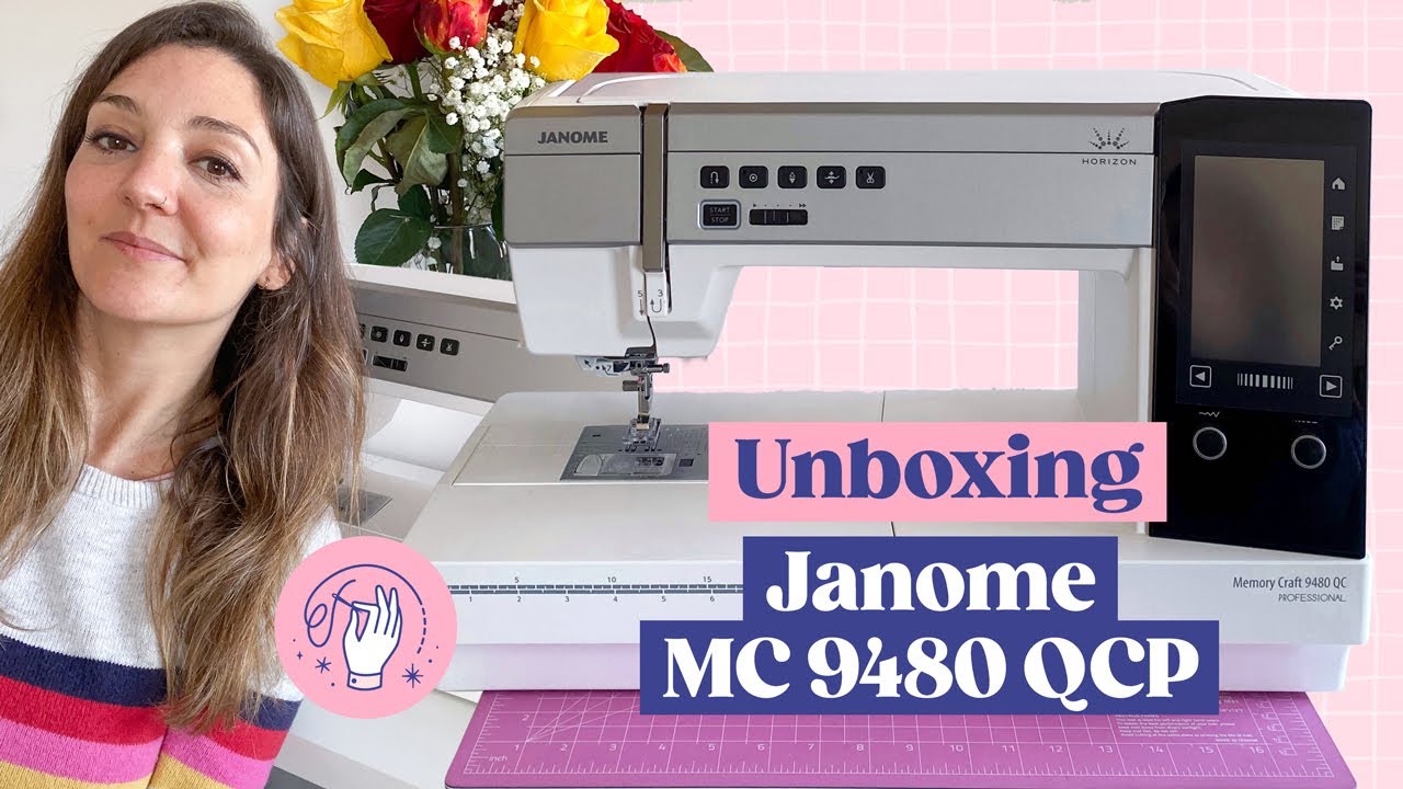 Unboxing Máquina de Coser | Janome Memory Craft 9480 QCP Horizon ♥️ | Patka Studio