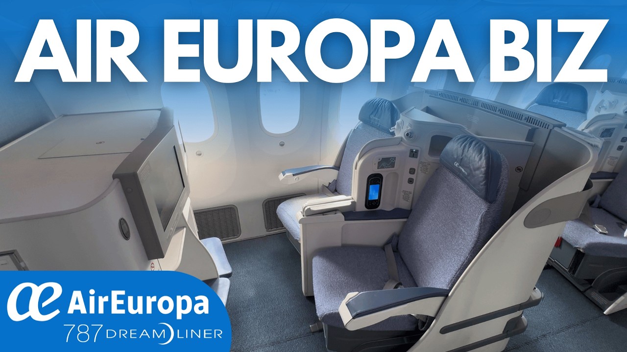 Air Europa’s DOMESTIC 787-9 Business Class | Flight Review | Barcelona—Madrid | 787-9