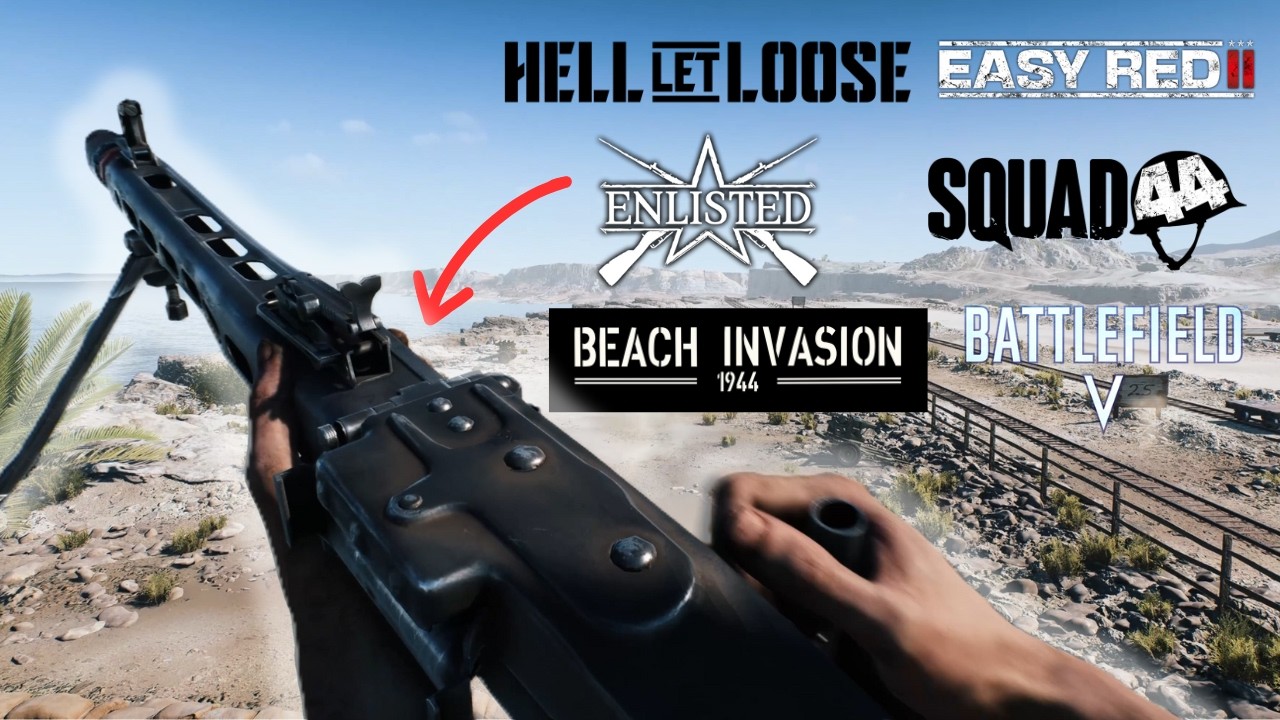 Who Has the Best MG42? - The MG42 Compared in 6 Different Games