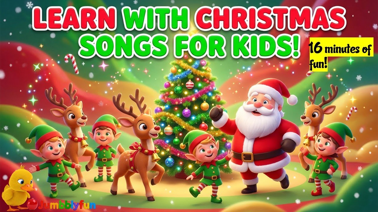 Christmas Songs Compilation for Kids 🎄 | Jingle Bells, Silent Night & More Holiday Favorites
