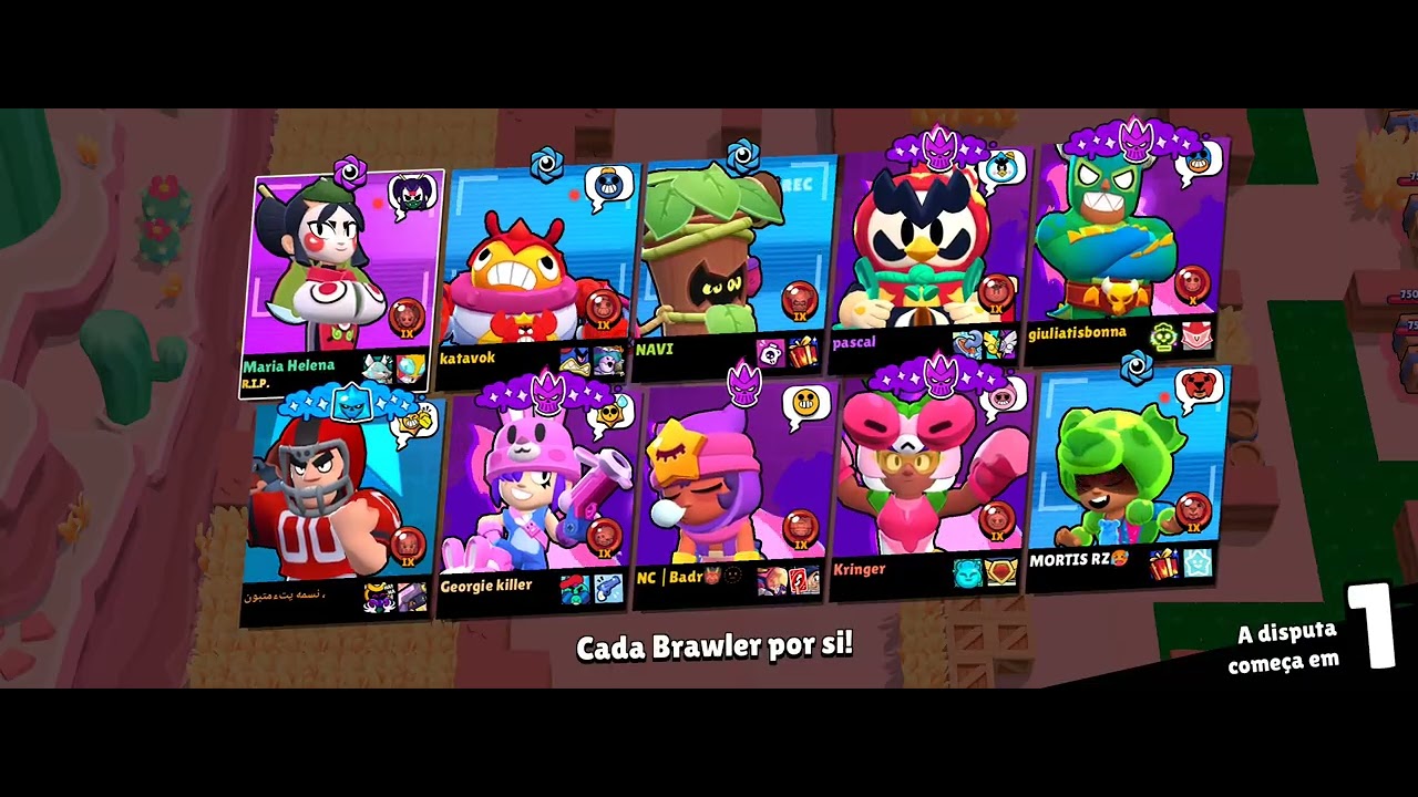 JOGANDO BRAWL COM BRAWLERS E MODOD DIFERENTES!