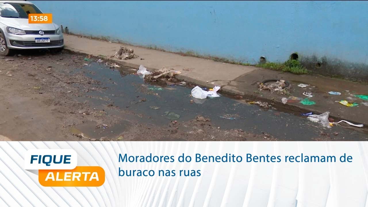 Moradores do Benedito Bentes reclamam de buraco nas ruas