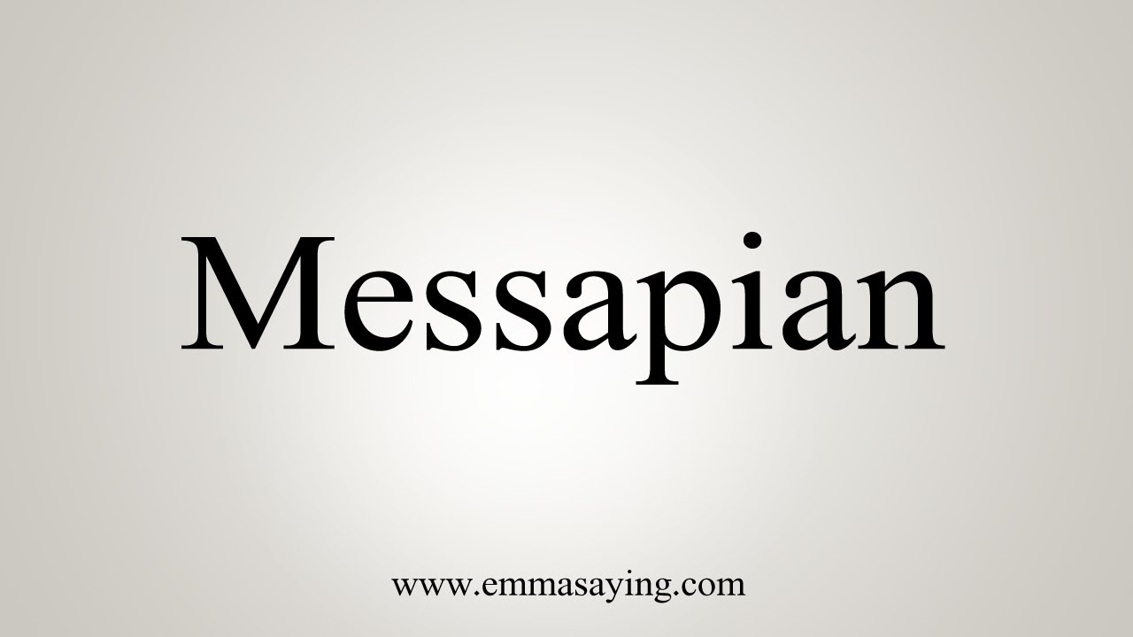 How To Say Messapian