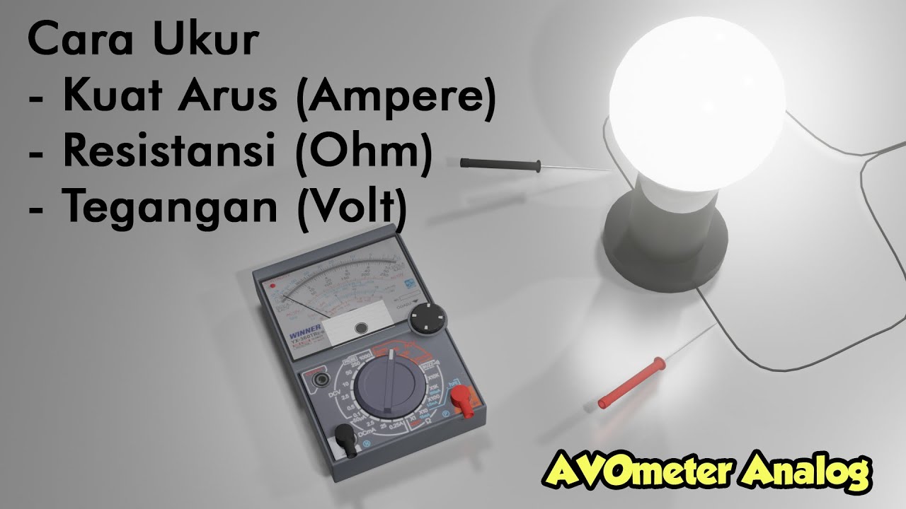Cara Menggunakan AVOmeter