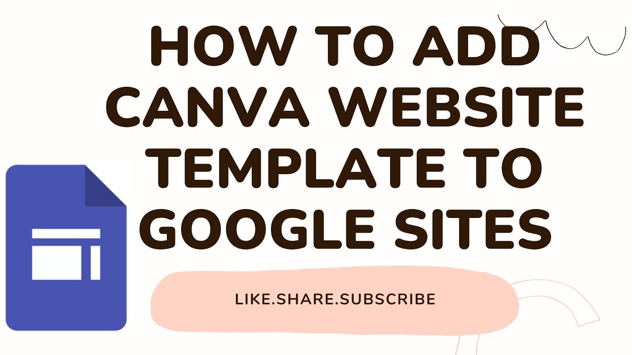 Как добавить шаблон сайта Canva на Google Сайты