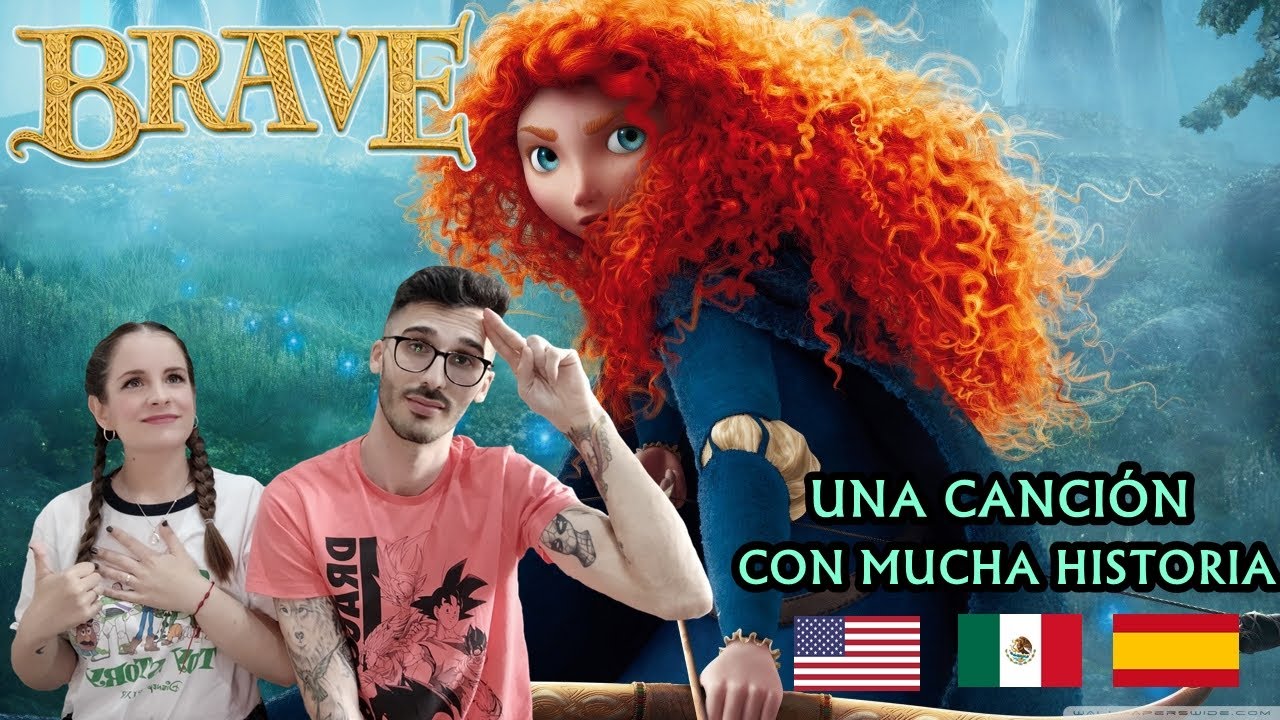 ESPA&Ntilde;OLES REACCIONAN A DOBLAJE LATINO VS ESPA&Ntilde;OL VS INGL&Eacute;S DE BRAVE #BRAVE #DISNEY #DOBLAJES