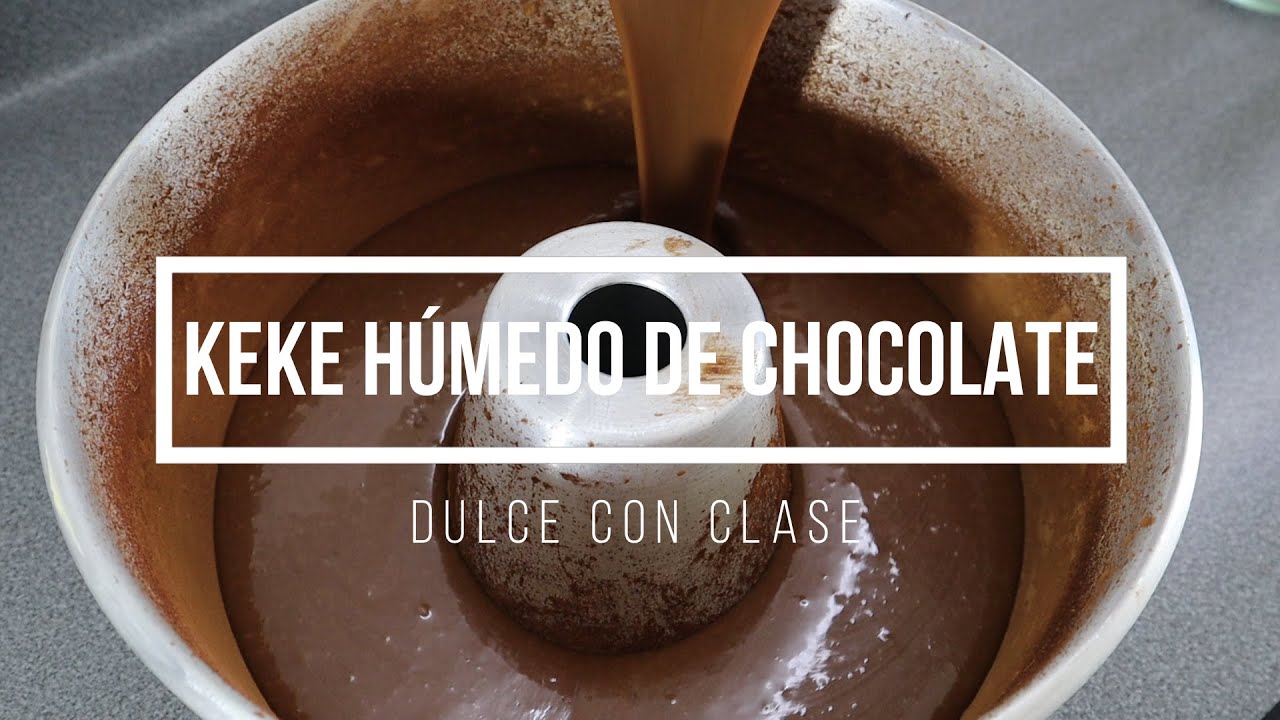 Keke Húmedo de Chocolate o Queque Húmedo de Chocolate