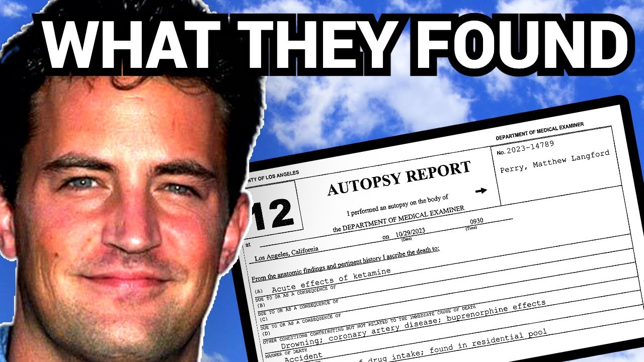 Matthew Perry Death: What the Autopsy Report Unveils