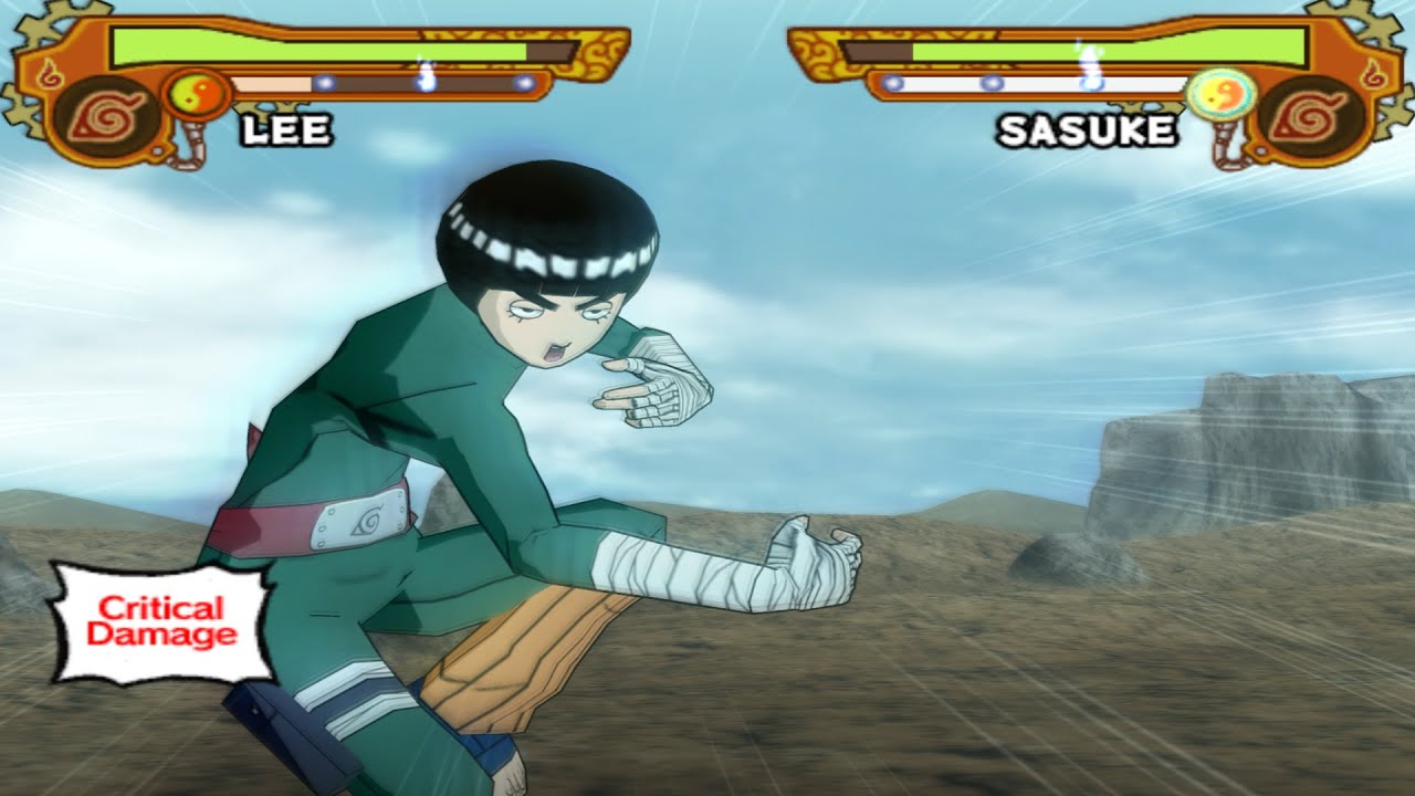 RockLee vs Sasuke Naruto Shippūden Ultimate Ninja 5