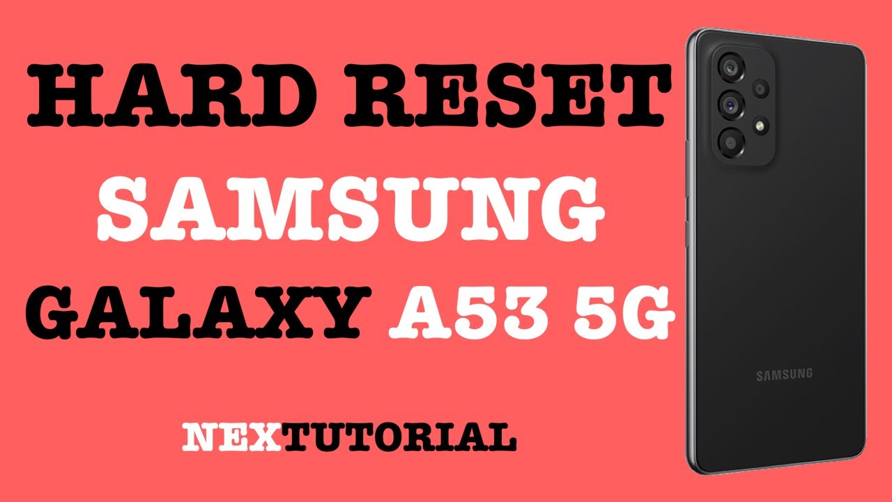 Как сбросить настройки Samsung Galaxy A53 5G до заводских | Аппаратный сброс настроек Samsung Gal...